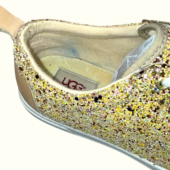UGG KARINE CHUNKY GLITTER GOLD MULTI SHOES Women’s 10 - Picture 14 of 15